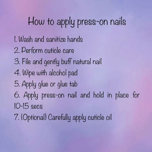 LIMITED EDITION gel pressons - Picture 4 of 11